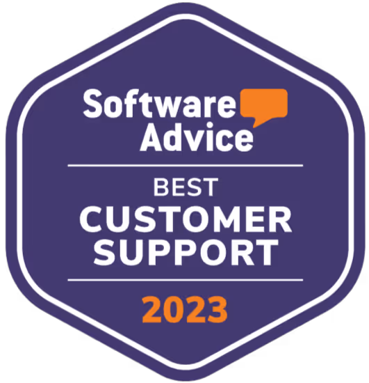 The best customer support badge for software advice