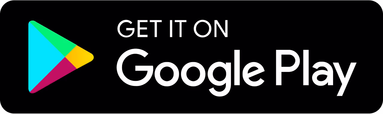 The google play logo with the words get it on