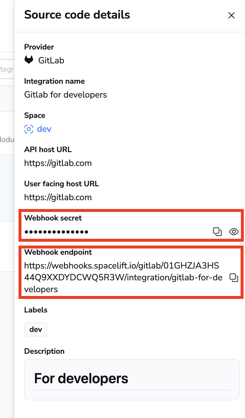 Find webhook endpoint and secret