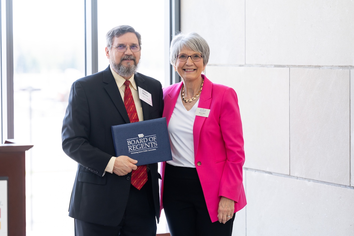 Rob Wallace and Regent Sherry Bates