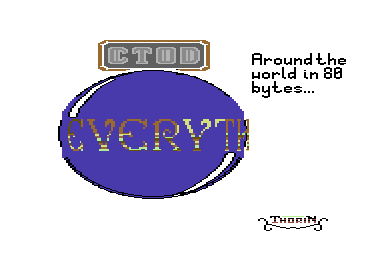 Around the World in 80 Bytes