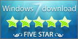 windows7download 5 star award logo