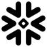 Snowflakeのロゴ(黒)(文字なし)
