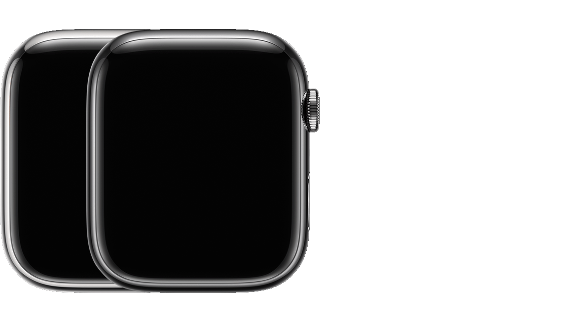 Dos modelos de Apple&nbsp;Watch Series&nbsp;9 Hermès (GPS + celular) uno al lado del otro en todos los colores disponibles