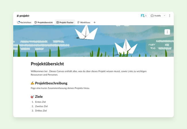 Projektvorlage