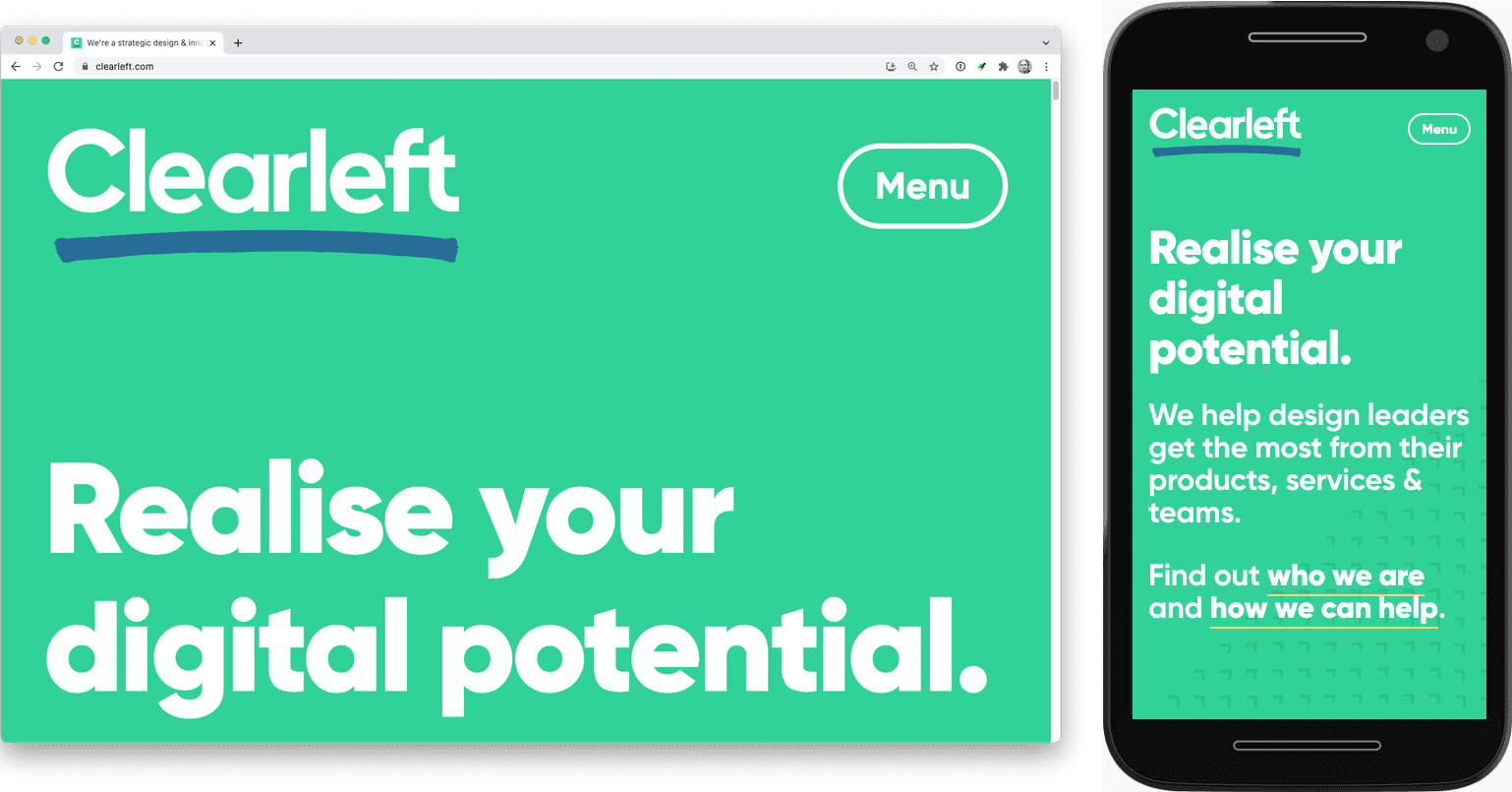 وبسایت Clearleft dot com