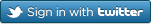 Sign in with Twitter (Darker Style)