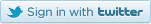 Sign in with Twitter (Lighter Style)