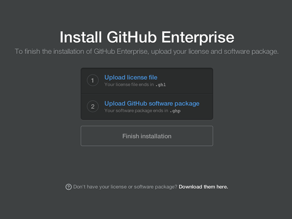 Enterprise install small