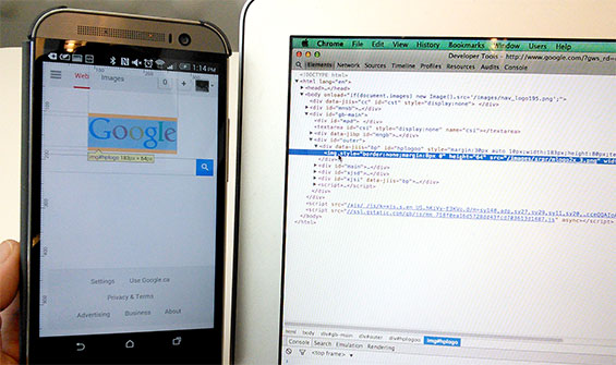 Debugging Chrome for Android using the Chrome Developer Tools