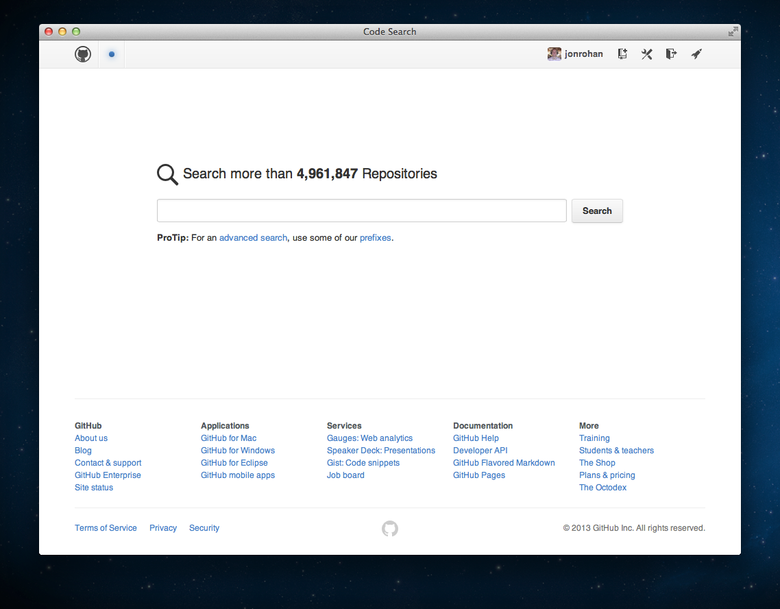 Search Page Command Bar
