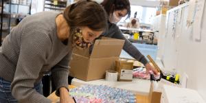Photo of Women Manufacturers at Woofables, Gourmet Dog Treat Bakery in Coralville, Iowa