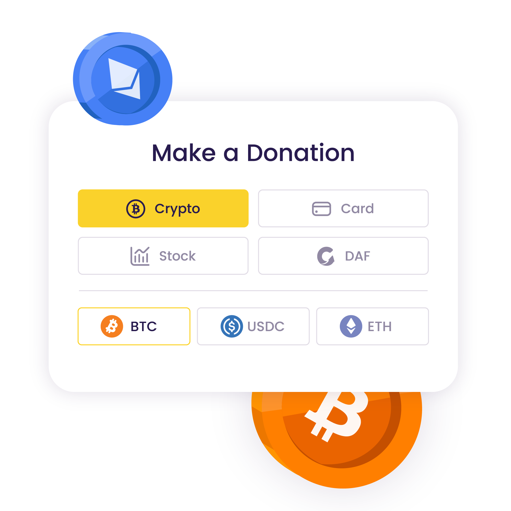 Crypto Donation Form Crypto App Desktop - CRYPTO | The Giving Block